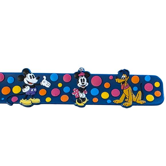 Disney Silicone Slap Bracelet - Mickey Mouse and Friends - Polka Dots - Picture 2 of 5
